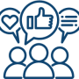 customer-guest-engagement personas with arising messages containing: heart, thumbs-up, code